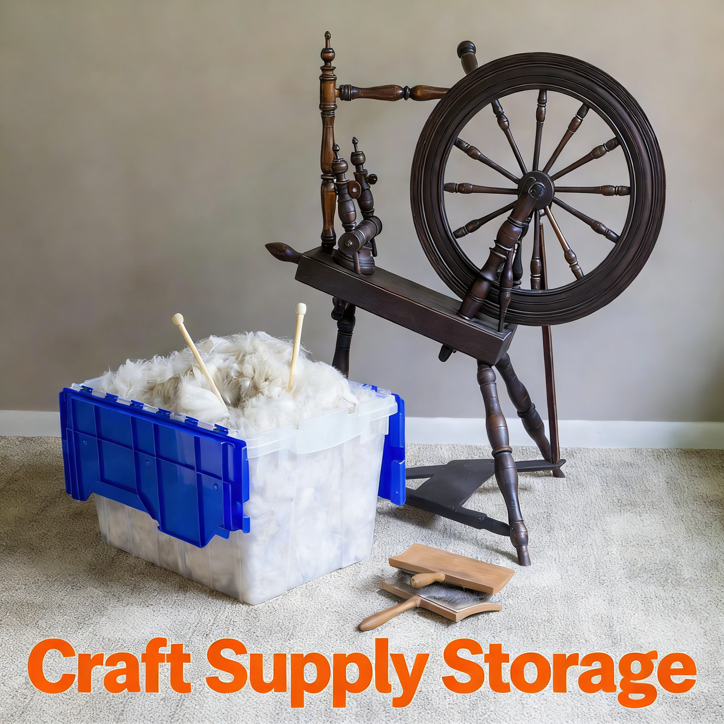 12 Gallon Clear Stackable Storage Bin with Secure Latching Lids